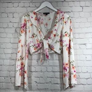 Forever 21 cropped blouse